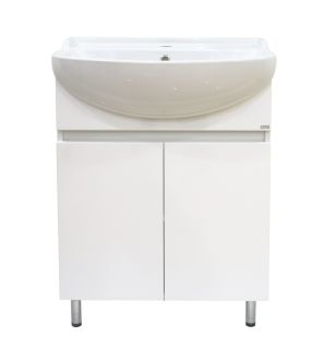 Напольная тумба под раковину Misty Амур 60см белый